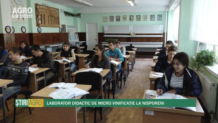 Laborator didactic de micro vinificație la Nisporeni