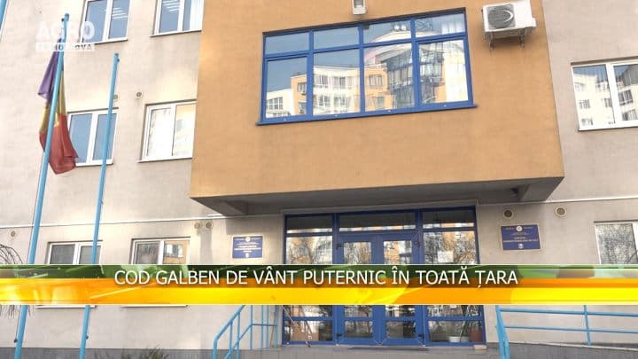Cod Galben de vânt puternic în toată țara