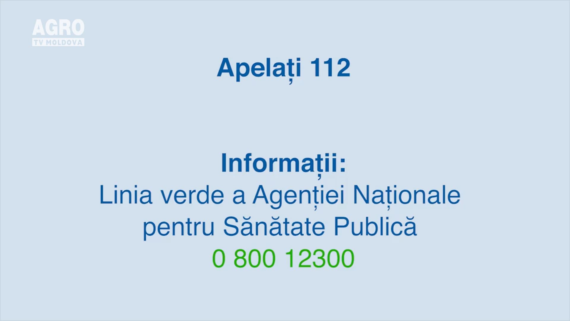 Spot informativ de prevenire a coronavirusului