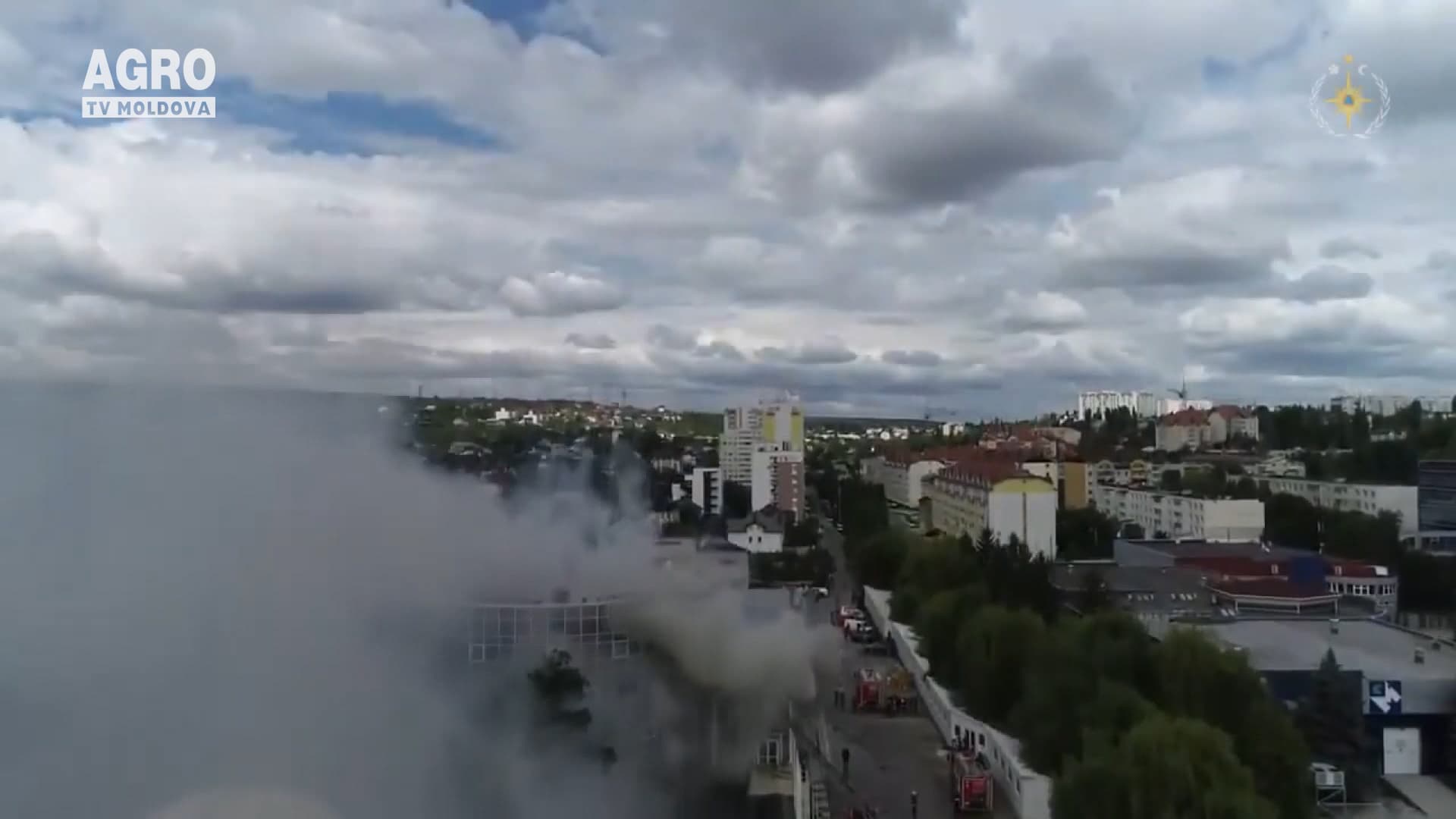 Incendiu de proporții la Moldexpo