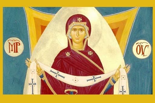 La 14 octombrie, prăznuim Acoperământul Maicii Domnului