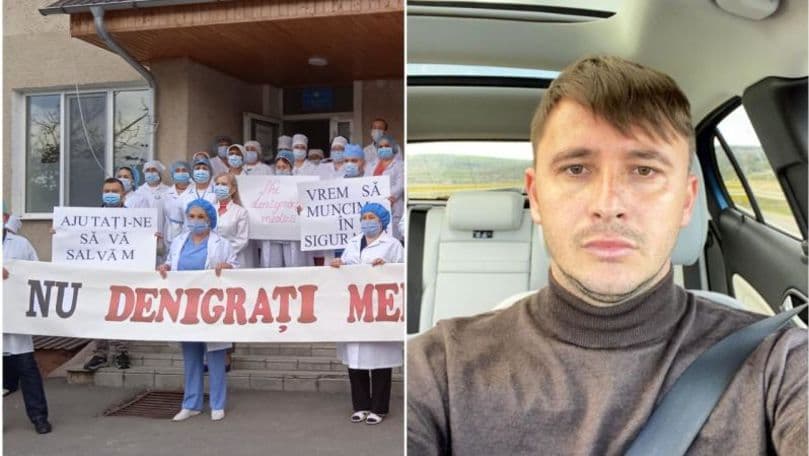 (VIDEO)Medicii din Telenești protestează: Emilian Crețu lezează reputația instituției