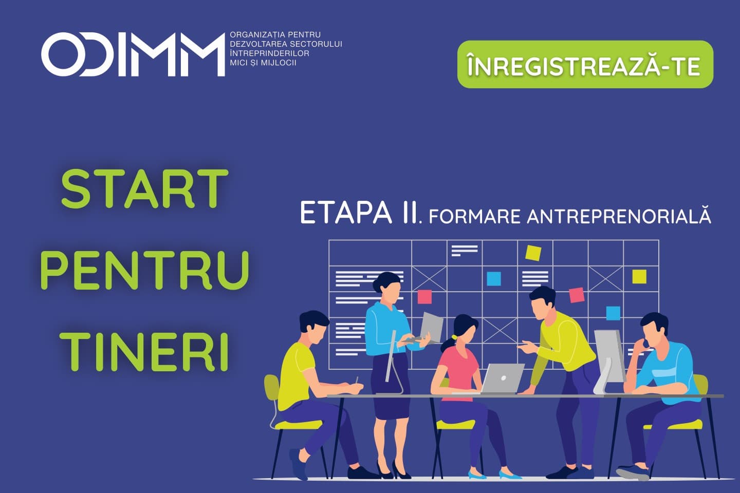 Eștii tânăr și vrei să devii antreprenor? APLICĂ ACUM