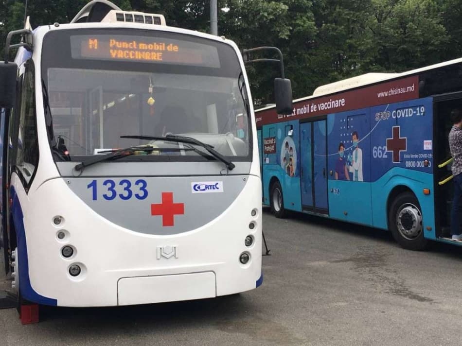 Amplasarea punctelor mobile pentru vaccinarea antiCOVID-19