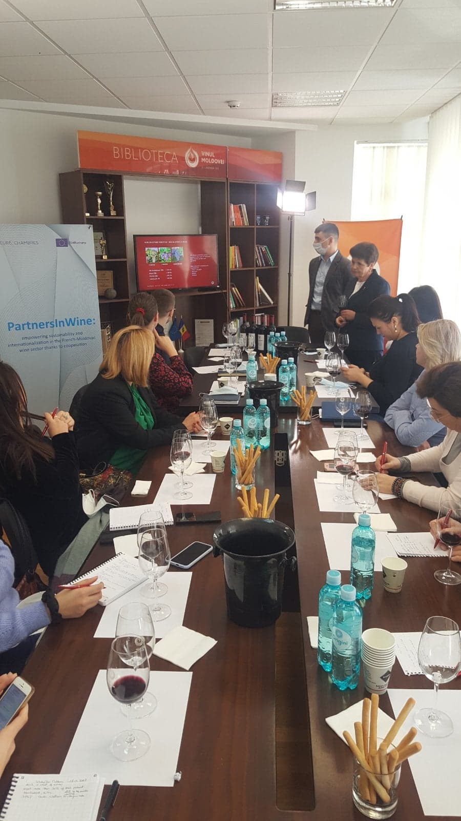 Schimb de experiență Franța-Moldova în domeniul vinificației