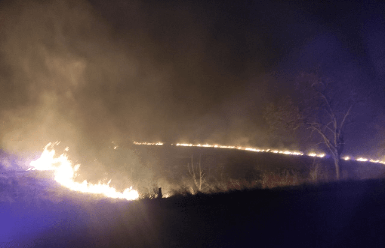 Alte 260 de hectare de vegetație, distruse de foc / VIDEO