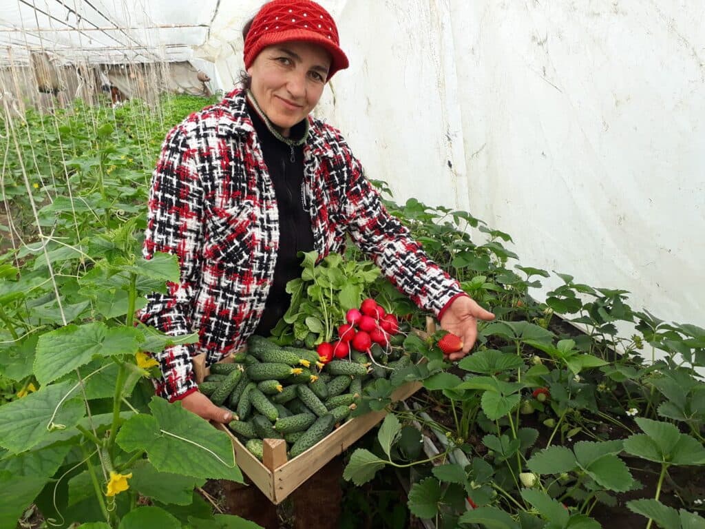 Angela Bejenari dezvoltă o afacere durabilă în satul Plop