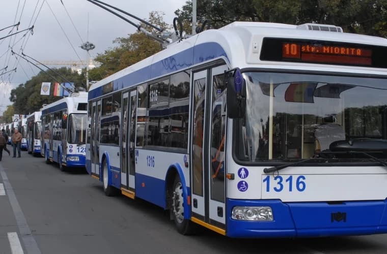 Cum va circula transportul public în capitală de Paști