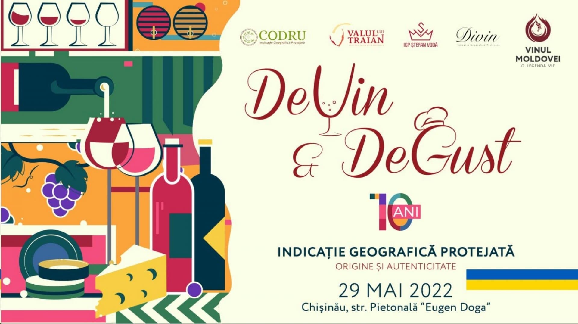 Cunoaște specificul vinurilor IGP „Codru” la Festivalul „DeVin&DeGust”