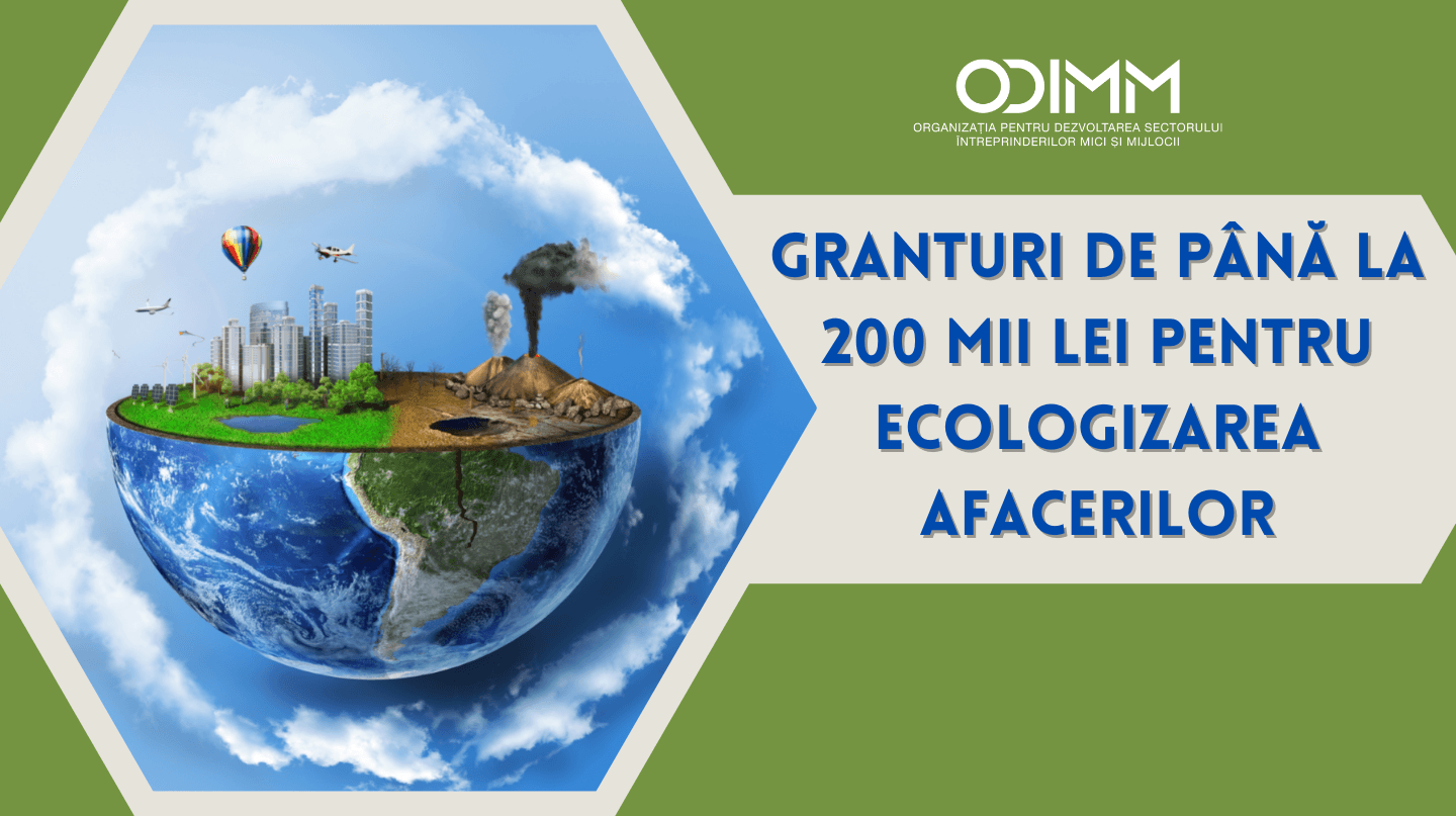 Depune la concursul de granturi pentru ecologizarea afacerilor