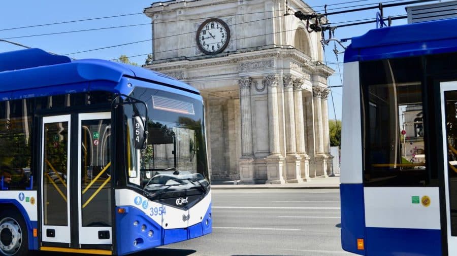 În week-end, transportul public, sistat in centrul capitalei