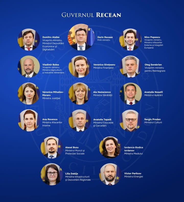 Guvernul Recean, învestit în funcție. Vladimir Bolea și-a păstrat fotoliu
