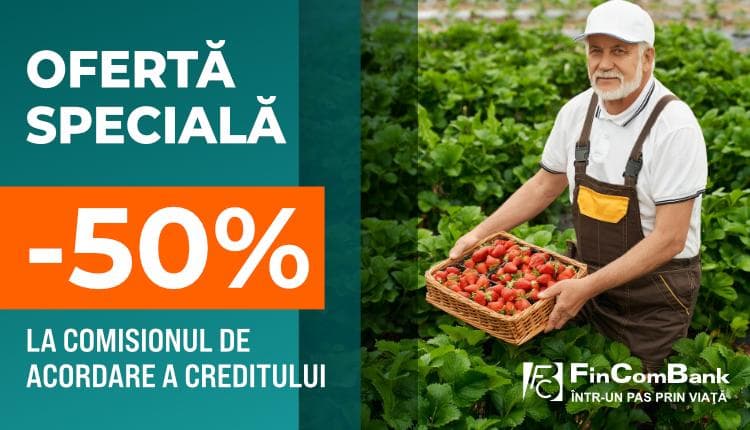Dezvoltă-ți afacerea cu FinComBank și promoția la Credite Micro pentru agricultori