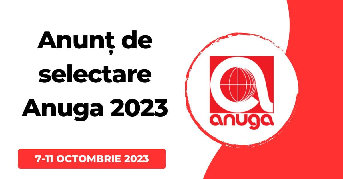 Producătorii sunt invitați la expoziția ANUGA din Germania