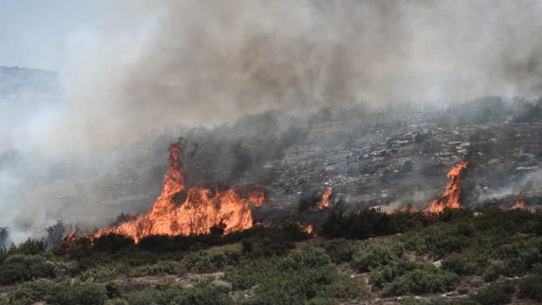 Incendiile de vegetație din Grecia au distrus depozitele de muniții