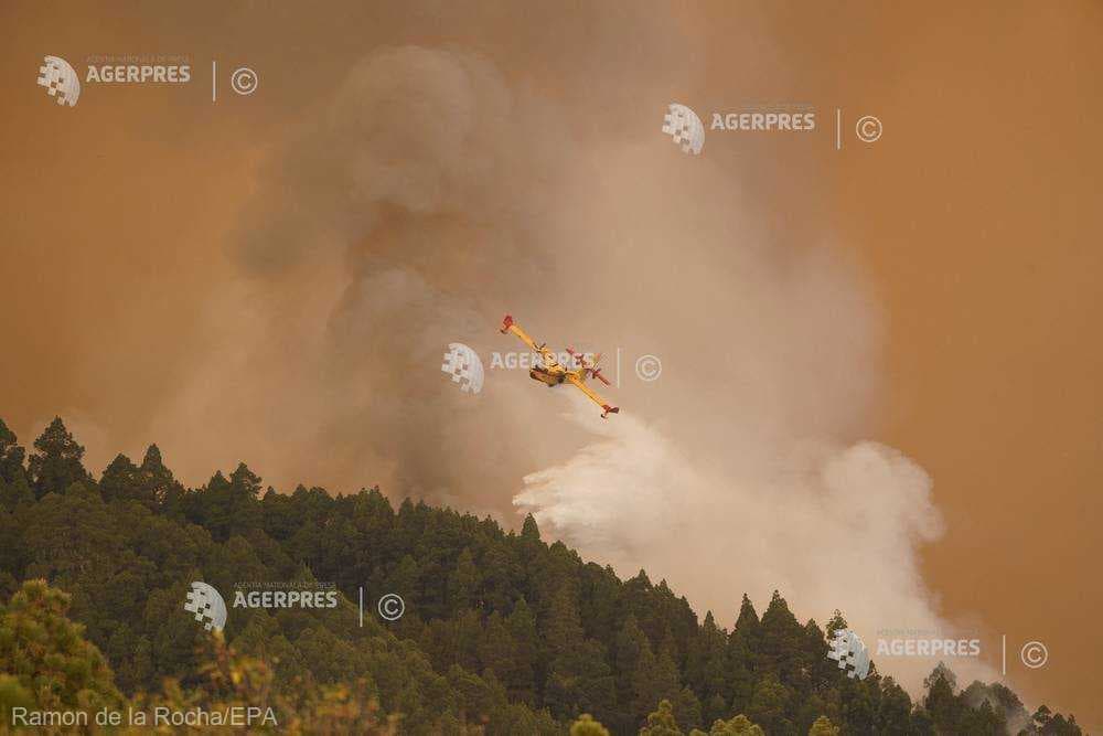 Mii de oameni evacuați din Tenerife din cauza incendiilor de vegetație / VIDEO