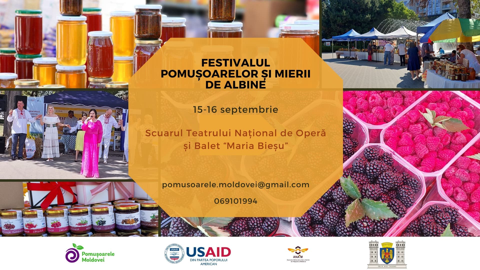 Festivalul Pomușoarelor și al Mierii de Albine, în acest week-end