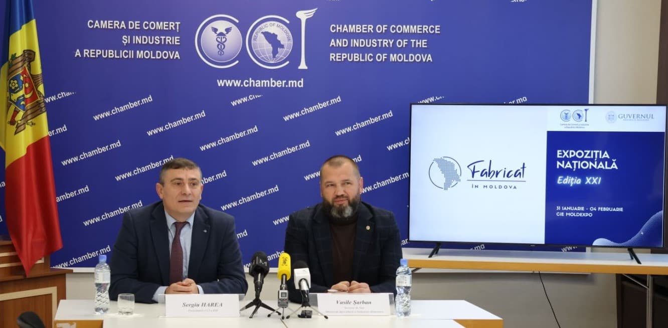 Au început înscrierile la cea de-a XXI-a ediție a Expoziţiei Naţionale „Fabricat în Moldova” 2024
