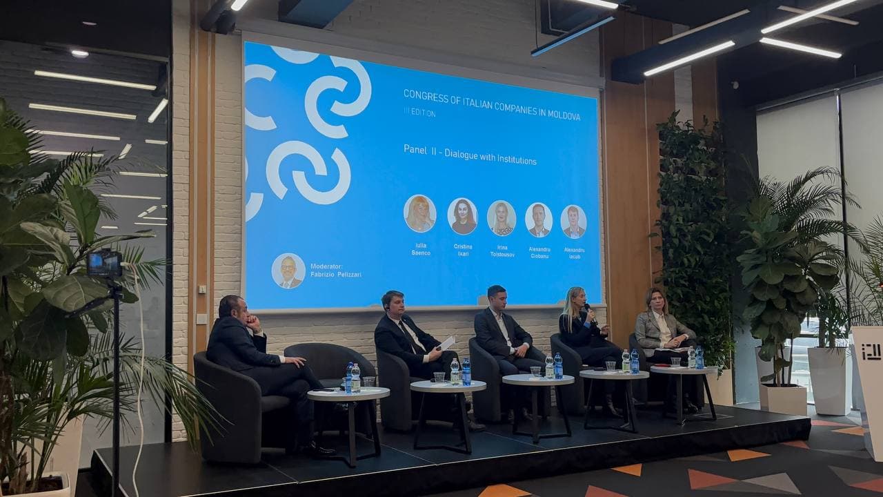 Congresul Camerei Italiene de Comerț: Investiții și parteneriate bilaterale între Italia și Moldova