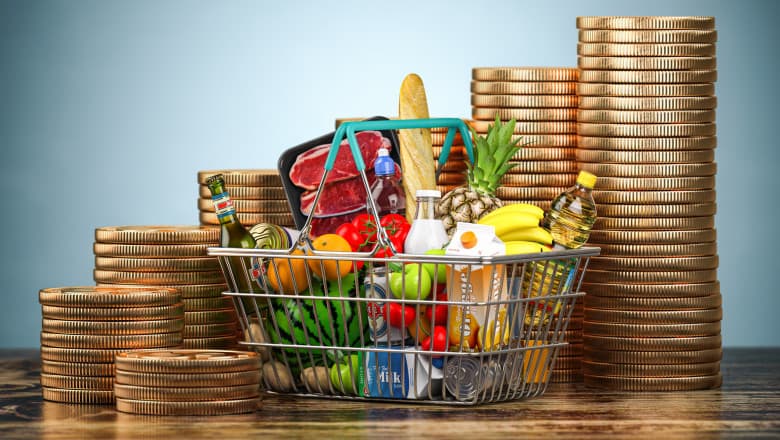 În ultimul an produsele alimentare au devenit mai scumpe cu peste 10 la sută