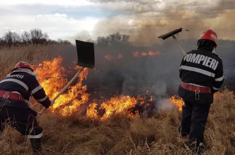 Meteorologii au emis Cod galben de incendii