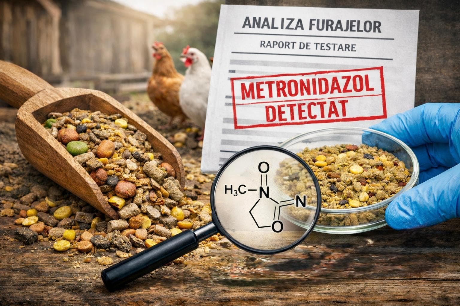 Ministerul Agriculturii: „ANSA nu deține laboratoare de identificare a Metronidazolului în carnea de găină”