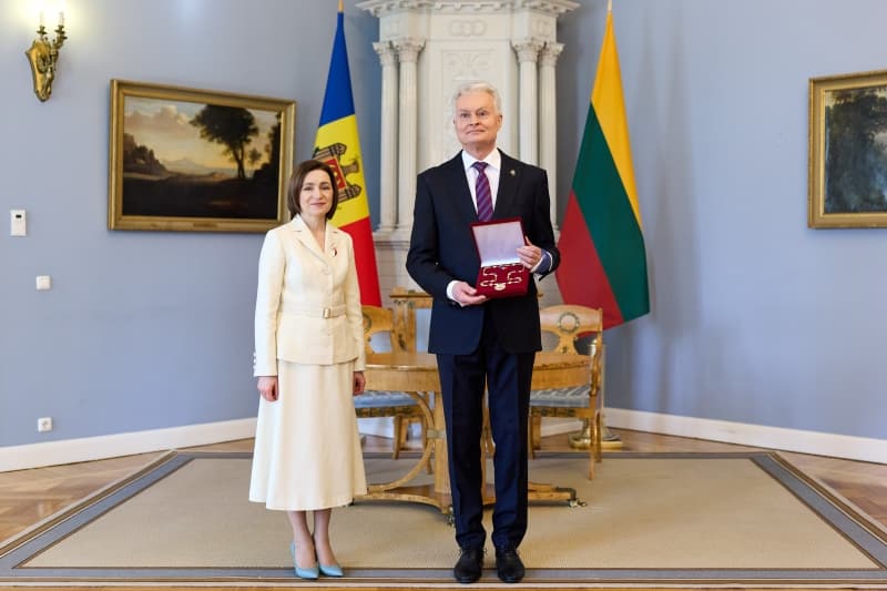 Maia Sandu, vizită oficială la Vilnius, Lituania