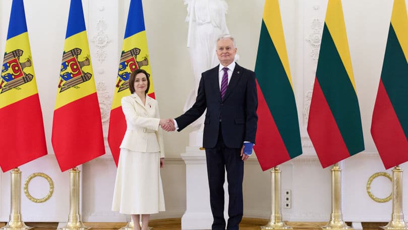 Maia Sandu, în parlamentul Lituaniei