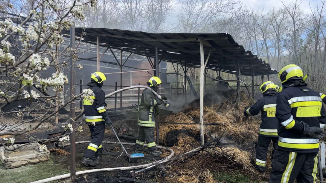 Incendiu în apropiere de strada Petricani din Capitală