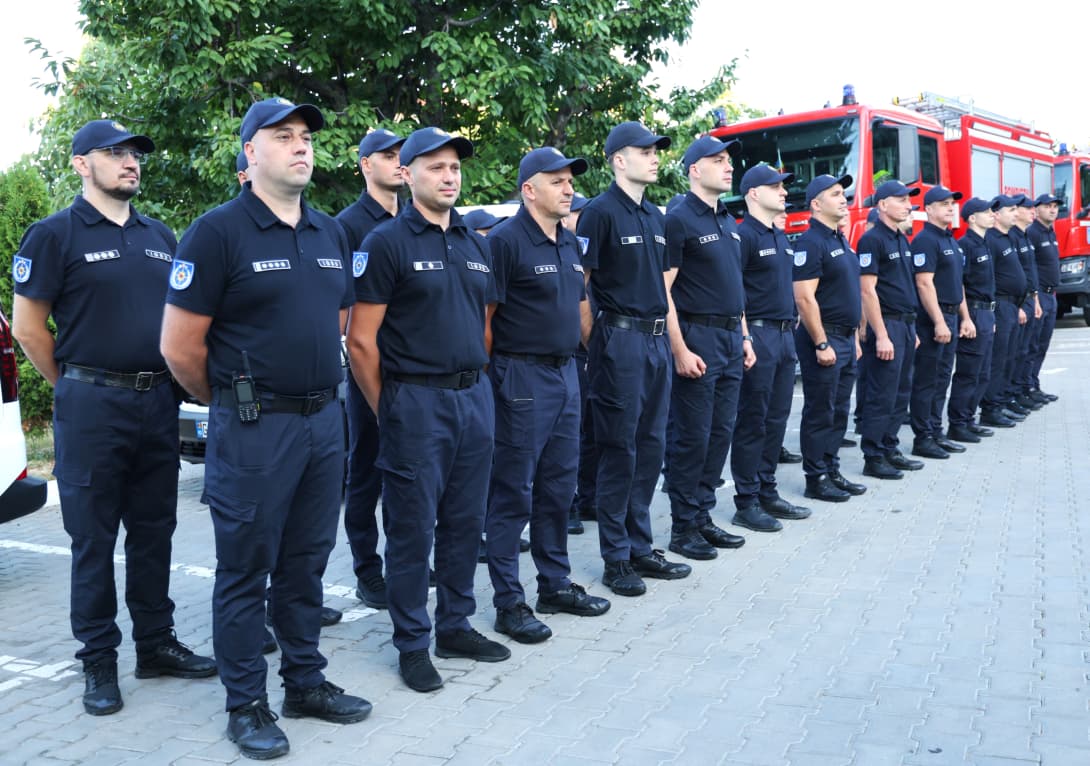 Pompierii moldoveni pleacă în Grecia pentru o nouă misiune europeană