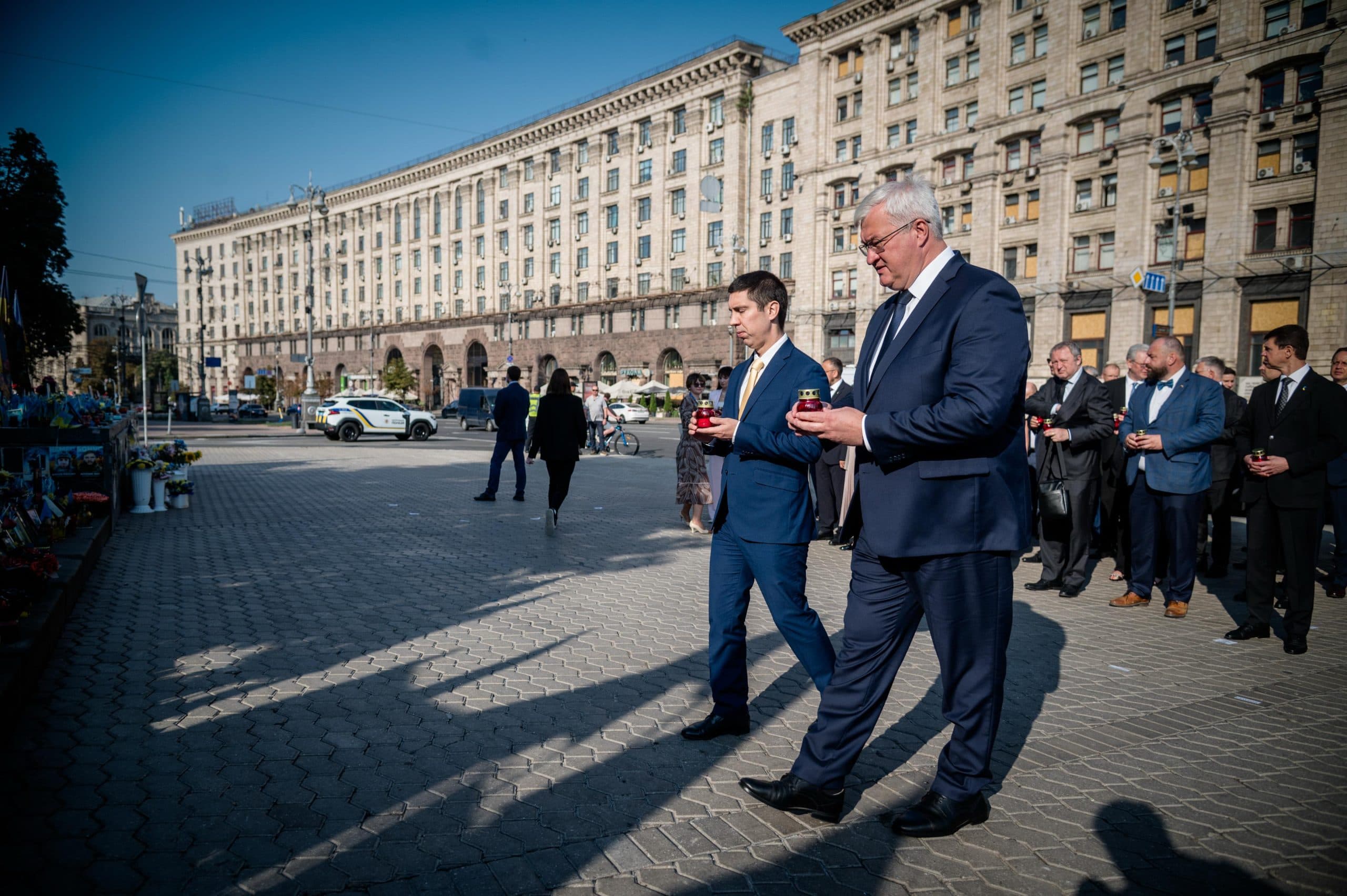Mihai Popșoi a adus un omagiu victimelor războiului din Ucraina