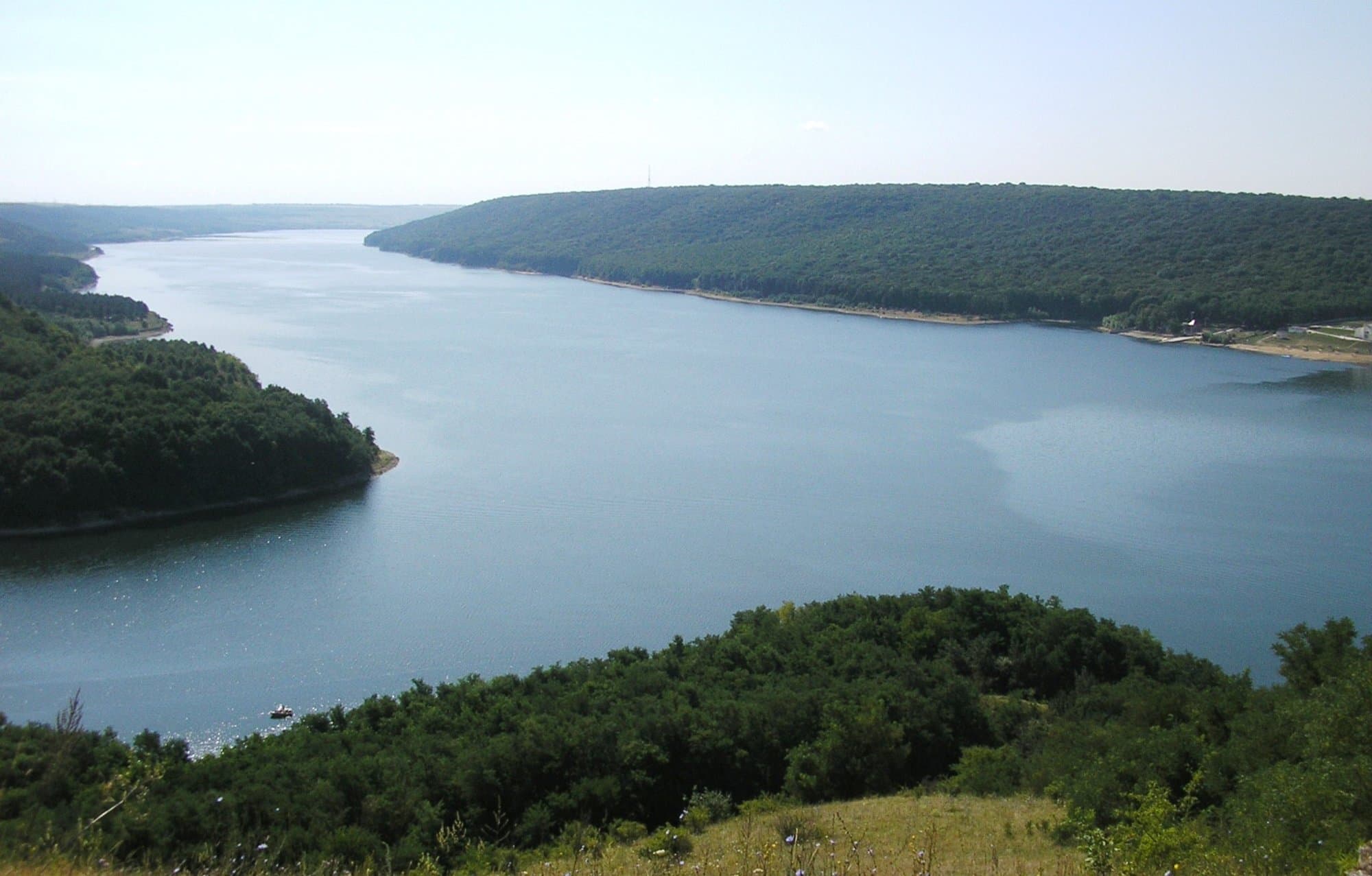 Nivelul apei în lacul Novodnistrovsk a scăzut cu patru metri