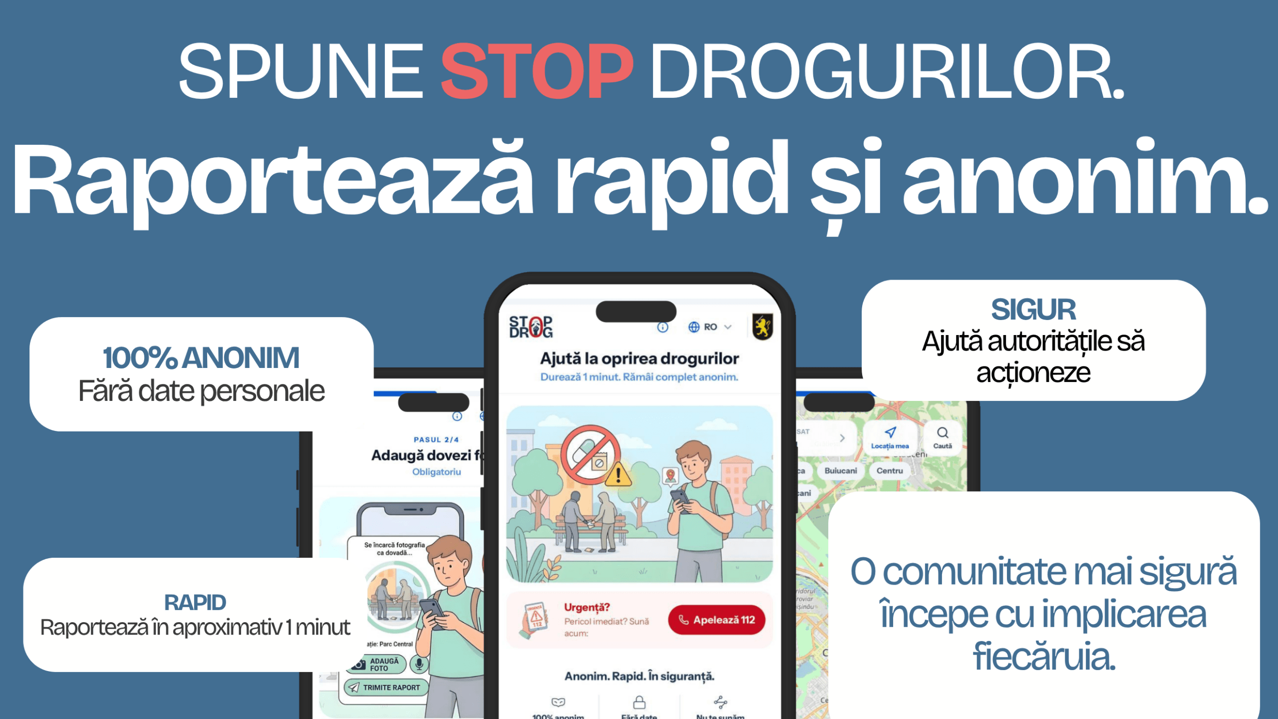 Autoritățile au lansat platforma „STOP DROG”