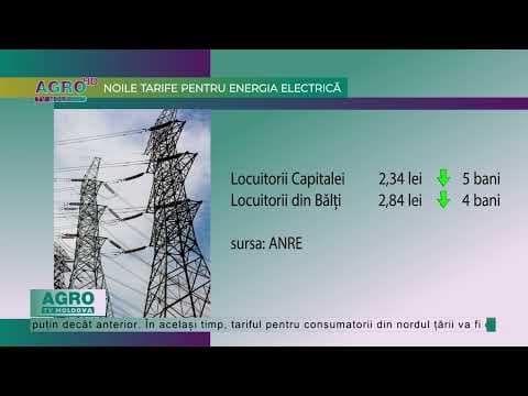 Cetățenii vor achita mai puțin pentru energia electrică și cea termică