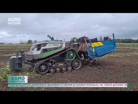 VIDEO/Tractor-robot pe șine de tip ”omidă”