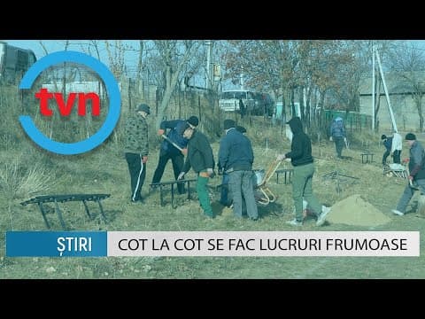 S-au adunat la o clacă, pentru a schimba lucrurile în sat / VIDEO