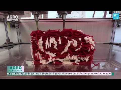 VIDEO/Carne imprimantă 3D, viitorul alimentației deja ne așteaptă