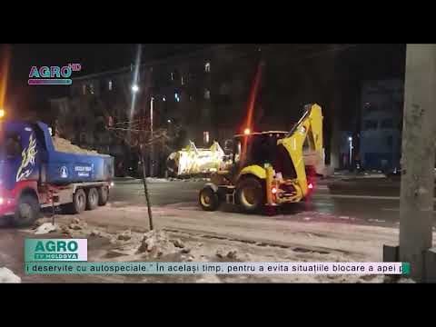 Drumarii din Capitală, puși pe treabă. Au fost efectuate peste 300 de curse de evacuare a zăpezii