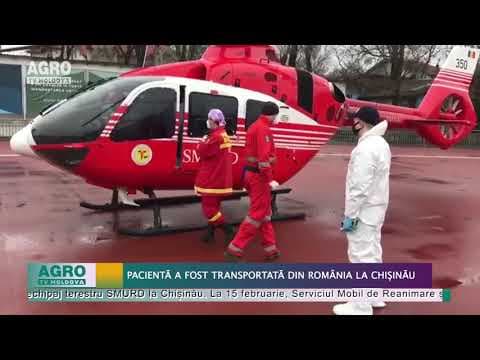 O pacientă a fost transportată din România la Chișinău