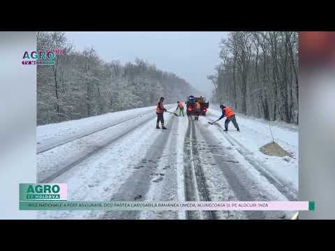 Prima zăpadă aduce intervenții pe drumurile naționale