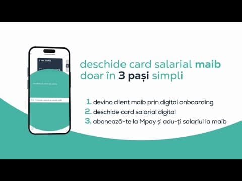 MAIBank - aplicația ta de mobile banking