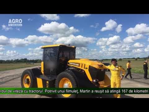 Record de viteză pentru un tractor