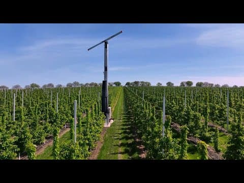Agricultura 4.0 - Prima instalație eoliană antiîngheț din Republica Moldova