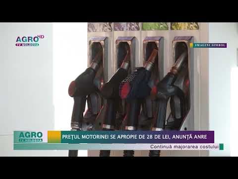 Prețul motorinei se apropie de 28 de lei, anunță ANRE