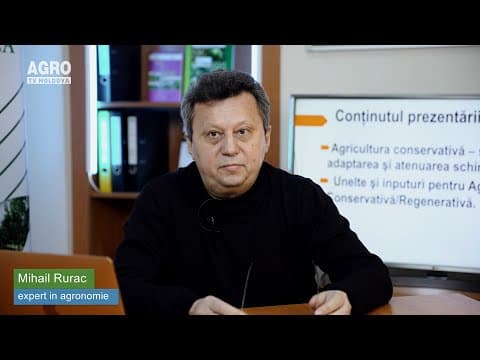 Agricultura conservativă, primul pas spre adaptarea şi atenuarea schimbărilor climatice