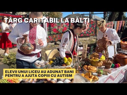 Târg de caritate pentru copiii bolnavi. Vezi cum s-a desfășurat