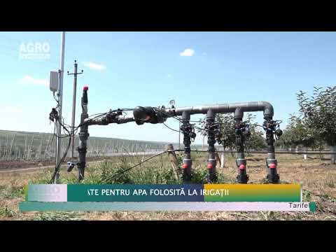 Tarife neschimbate pentru apa folosită la irigații
