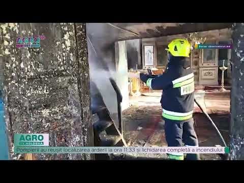 video | Biserică mistuită de flăcări, la Soroca. De la ce a pornit incendiul