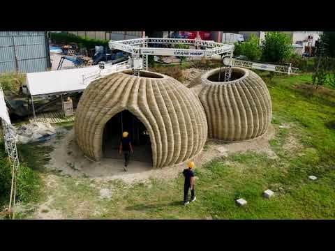 O casă ECO tipărită 3D de către arhitecți, prinde contur în Italia