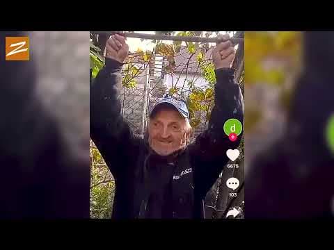 Un moldovean, la ai lui 70 de ani, filmează clipuri video pe TikTok / VIDEO